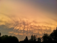 Mammatus Clouds, August 2011, Mansfield, Tolland Co.