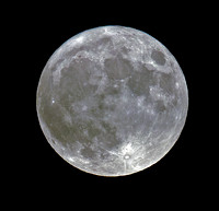 the Moon, Super Moon, Blue Moon, 30 August 2023, from earth.